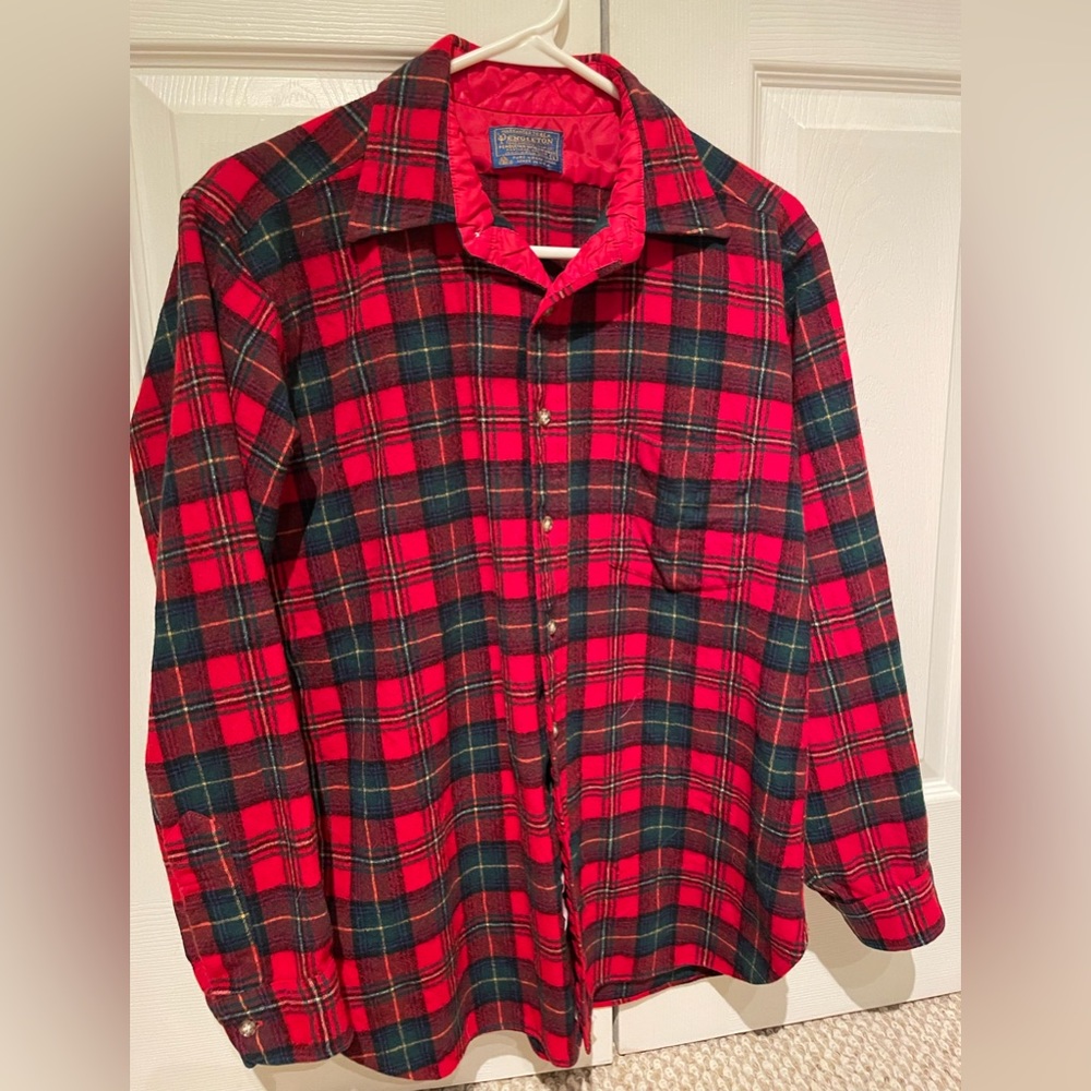 Pendleton wool shirt. Large.